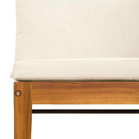 3 pcs Solidne drewno akacjowe i lina naturalny