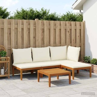 5 pcs Solidne drewno akacjowe i lina naturalny