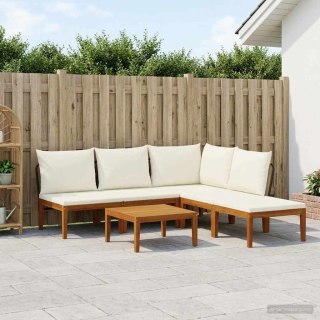 6 pcs Solidne drewno akacjowe i lina naturalny