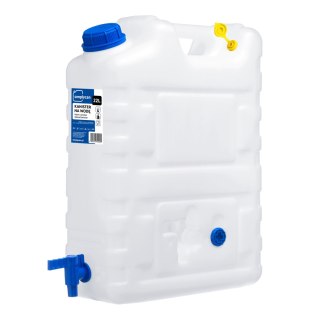 Kanister na wodę pitną z kranikiem i odpowietrznikiem, tworzywo HDPE, 20L