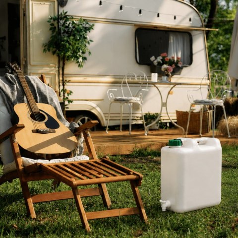 Kanister na wodę pitną z kranikiem i odpowietrznikiem, tworzywo HDPE, 20L
