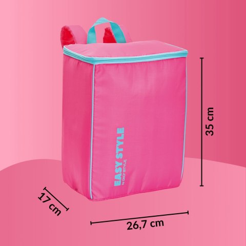 Plecak termiczny Kamai Gio Style, w kolorze różowym, pojemność 15 L