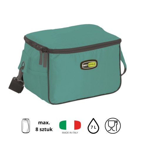 Torba lunchowa Kamai Gio Style na ramię, pastelowa zieleń, pojemność 7L