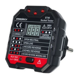 Tester do gniazd sieciowych Ermenrich Zing ST40