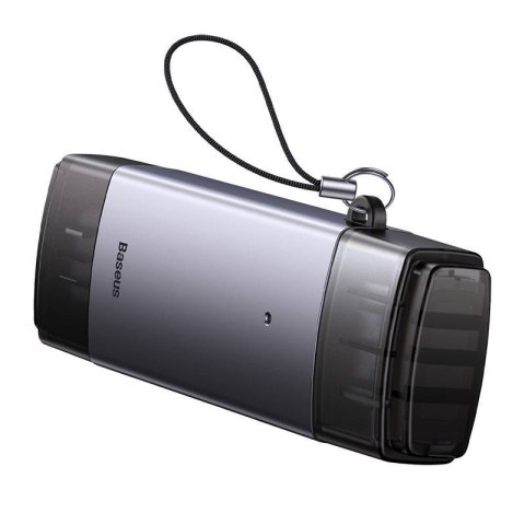Czytnik kart pamięci BASEUS Lite Series SD/TF USB-A+USB-C (szary)