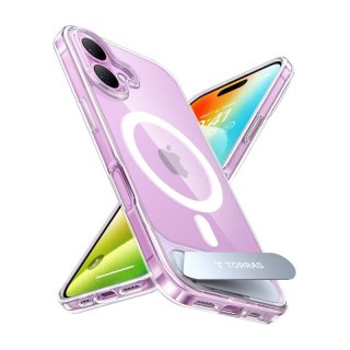Etui TORRAS Pstand Series do iPhone 16 (przezroczyste)