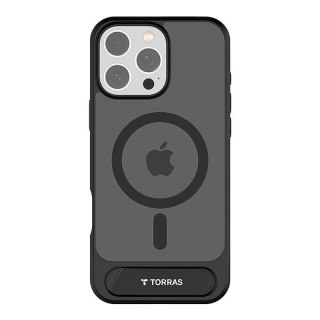 Etui magnetyczne TORRAS Pstand Series iPhone 16 Pro Max (czarne)