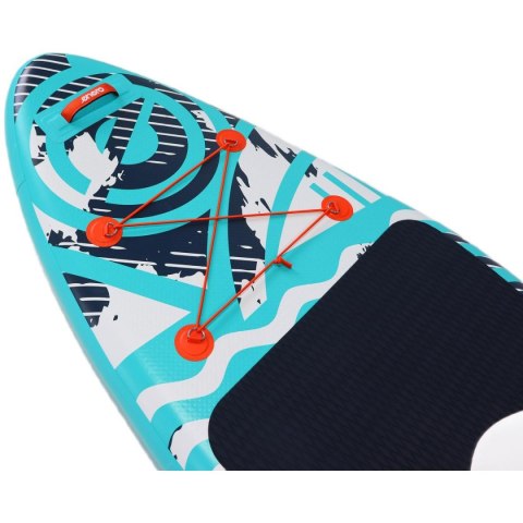 ZESTAW - DESKA SUP 140KG DMUCHANA ENERO 320x91x15CM SEA