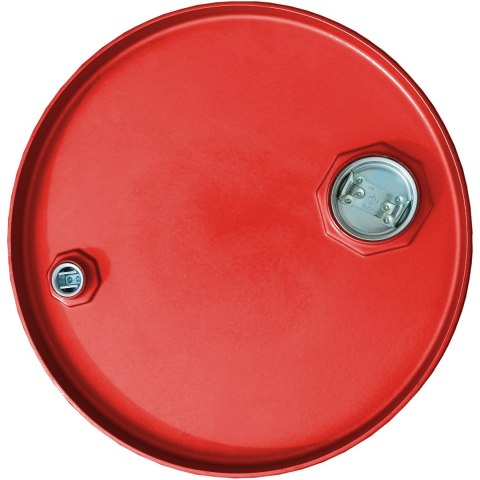 Beczka stalowa metalowa TH 60L korki 2 i 3/4 - CZERWONA