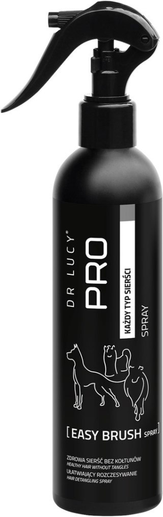 DR LUCY - PRO EASY BRUSH SPRAY 250 ML - SPRAY UŁATWIAJĄCY ROZCZESYWANIE SIERŚCI PSÓW I KOTÓW