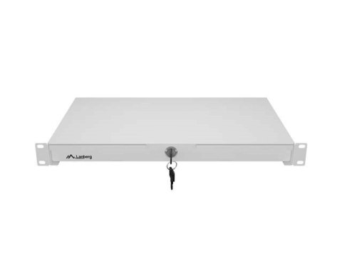 LANBERG SZUFLADA DO SZAF 19" 1U 270MM SZARA