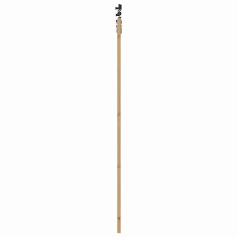 Drzwi przesuwne ORKDAL Naturalny i czarny 93 x 232 cm