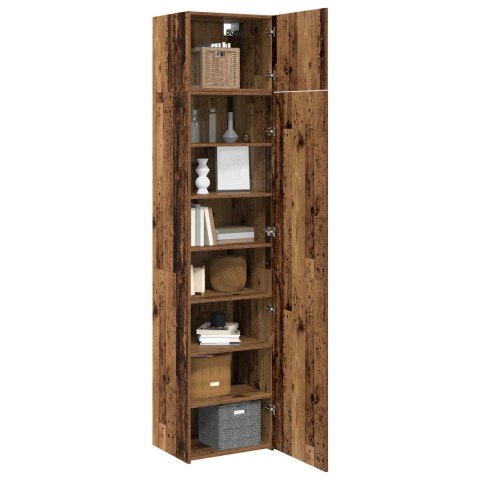 Bufet 2 szt. Stare drewno 50 x 41 x 225 cm