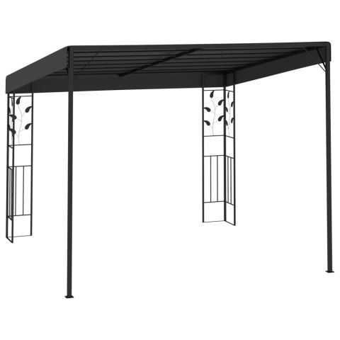 Altana przyścienna, 3 x 3 x 2,5 m, antracytowa