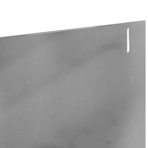 Krawężnik do trawnika 30 szt. 102 x 10 x 4 cm Stal srebrny