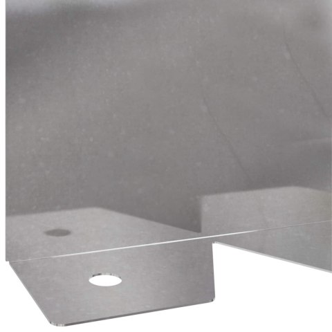 Krawężnik do trawnika 30 szt. 102 x 10 x 4 cm Stal srebrny