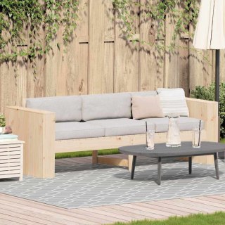 VidaXL Sofa Ogrodowa Naturalny 185,5 x 60 x 62 cm Lite drewno sosnowe