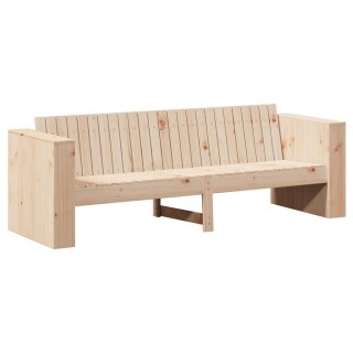 VidaXL Sofa Ogrodowa Naturalny 185,5 x 60 x 62 cm Lite drewno sosnowe