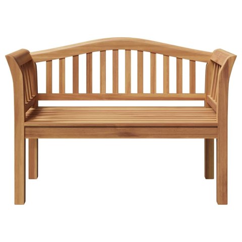 ławka Brązowy 120 x 53,5 x 85 cm Lite drewno tekowe