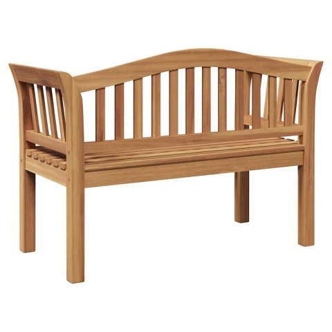 ławka Brązowy 120 x 53,5 x 85 cm Lite drewno tekowe
