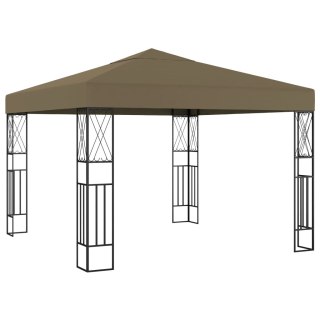 VidaXL Altana, 3 x 3 m, taupe, tkanina