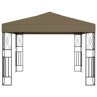 VidaXL Altana, 3 x 3 m, taupe, tkanina