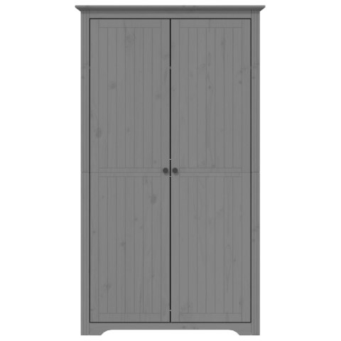 Szafa BODO, szara, 99x53,5x173 cm, lite drewno sosnowe
