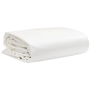 Plandeka, biała, 6x8 m, 650 g/m²