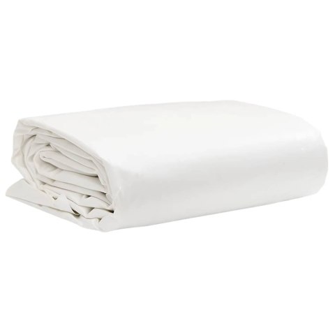 Plandeka, biała, 6x8 m, 650 g/m²