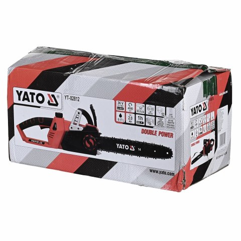 Piła łańcuchowa akumulatoroa YATO YT-82812 14"" 36V=2 X 18V (OUTLET)