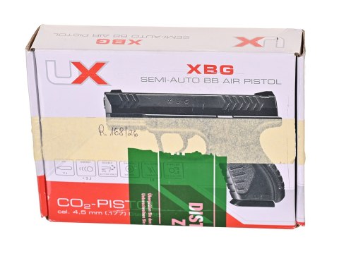 Wiatrówka pistolet UMAREX XBG kal.4,46mm BB Ekp
