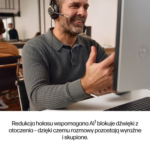 Słuchawki przewodowe HP Poly Mission 825 Stereo USB Wired Headset