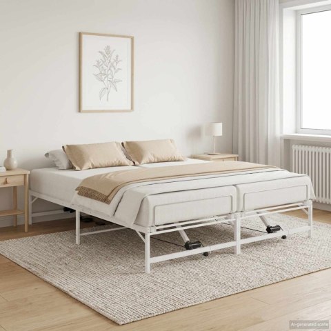 Elektro Regulowany Stelaż Łóżka Biały 180 x 200 cm Stal