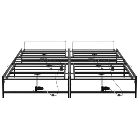 Elektro Regulowany Stelaż Łóżka Czarny 96 x 200 cm Stal