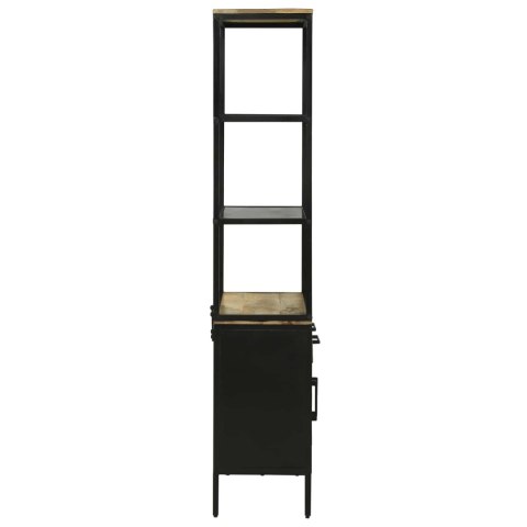 Highboard z szufladą Brązowy 70 x 35 x 180 cm Drewno z mango