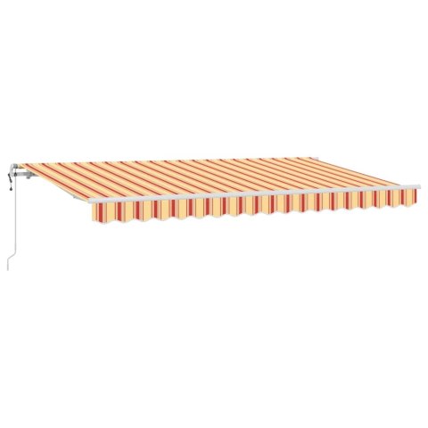 Markiza wysuwana Żółty 400 x 200 cm tkanina
