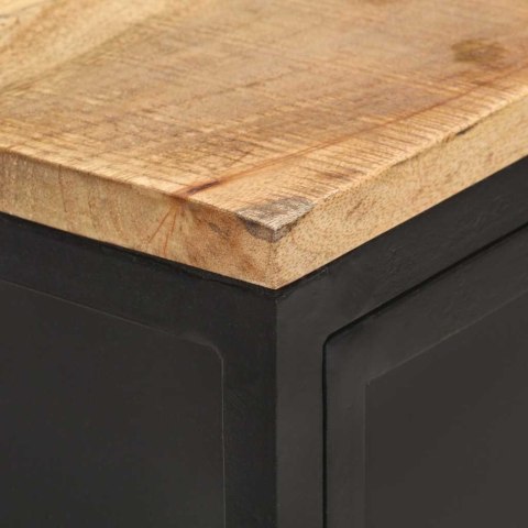 Szafka, 60x35x78 cm, lite, surowe drewno mango
