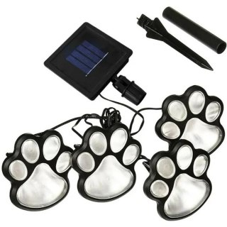 LAMPA SOLARNA ŁAŃCUCH SOLARNY 3M 4 ŁAPKI