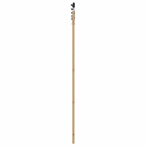 Drzwi przesuwne ORKDAL Naturalny i czarny 93 x 232 cm