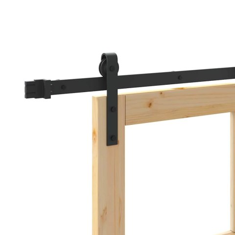 Drzwi przesuwne ORKDAL Naturalny i czarny 93 x 232 cm