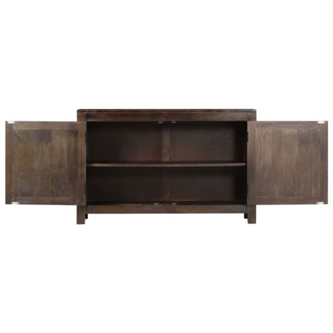 Szafka z rzeźbionym wzorem, 110x35x70 cm, lite drewno mango
