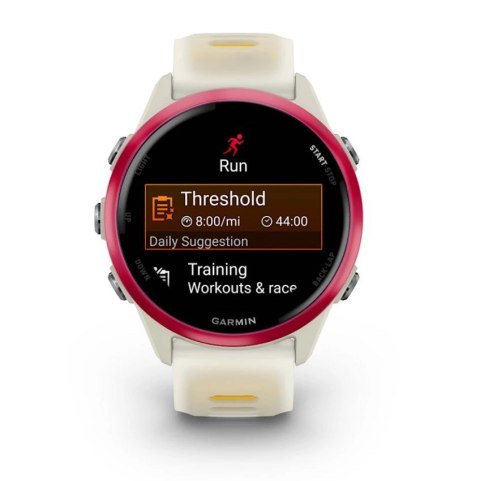 Zegarek Garmin Forerunner 570 42mm Bone/Raspberry Aluminium
