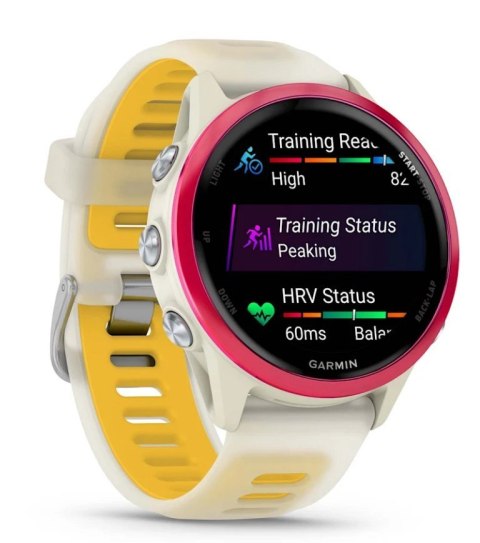 Zegarek Garmin Forerunner 570 42mm Bone/Raspberry Aluminium
