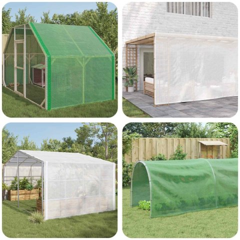 Plandeka z oczkami 2 szt. zielony 4 x 20 m 260 gsm PE