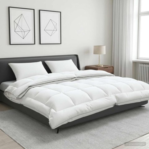 Zestaw kołdry i poduszek 3 szt. 240x260 cm 4 pory roku Wełna