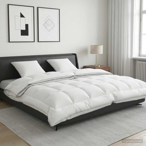 Zestaw kołdry i poduszek 3 szt. 240x260 cm 4 pory roku Wełna