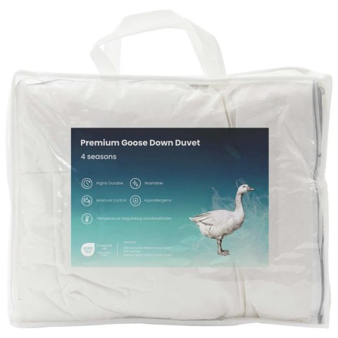 Zestaw kołdry 90% z gęsiego puchu FULDA 3 szt. 200 x 220 cm