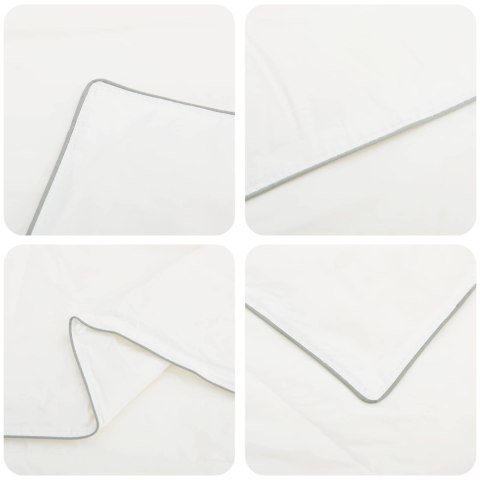 Kołdra FULDA 140 x 200 cm Zima 300 GSM 90% puch gęsi Biały