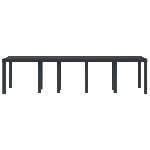 Stół Ogrodowy Antracyt 300 x 100 x 73 cm polirattan