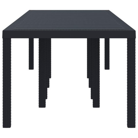 Stół Ogrodowy Antracyt 300 x 100 x 73 cm polirattan